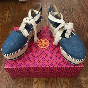 Tory Burch espadrille platforms